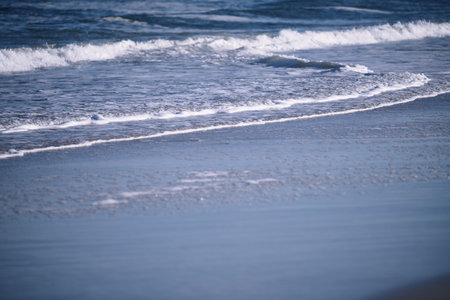 Water and waves in Pacific Oceanの写真素材