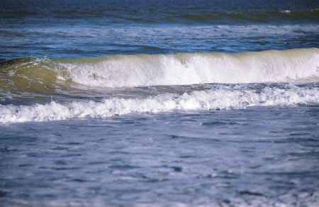 Water and waves in Pacific Oceanの写真素材