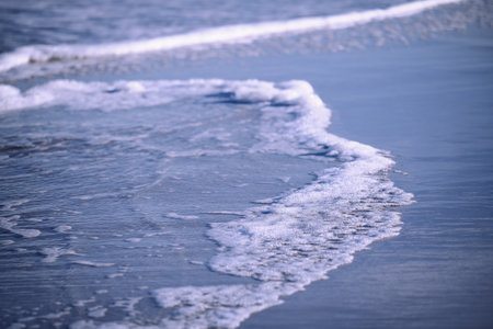 Water and waves in Pacific Oceanの写真素材