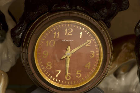 Hours showing ten minutes of the seventh
