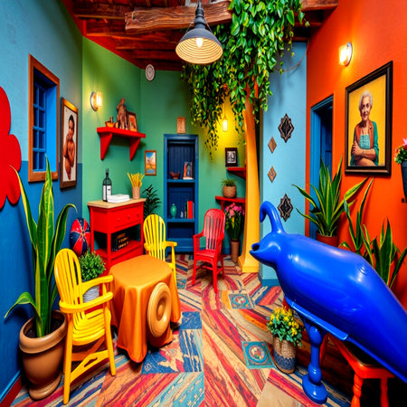 The interior of a children's room in a modern house.の写真素材