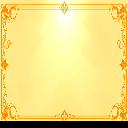 golden background with ornaments and place for your text.の写真素材