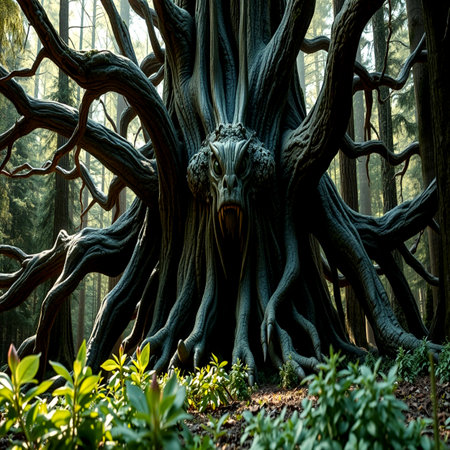 Giant tree in the forest.の写真素材