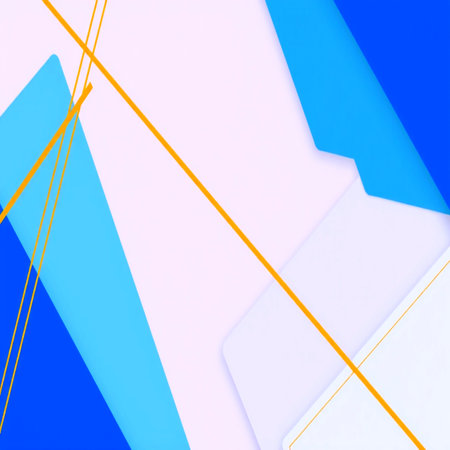 Abstract geometric background. Minimalistic design. 3D render.の写真素材