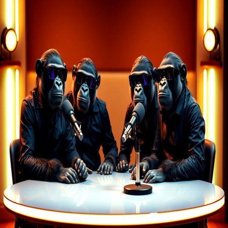 Group of people sitting at a table in a nightclub.の写真素材