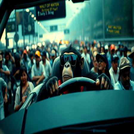 Tourists and local people in the traffic jam on the road.の写真素材