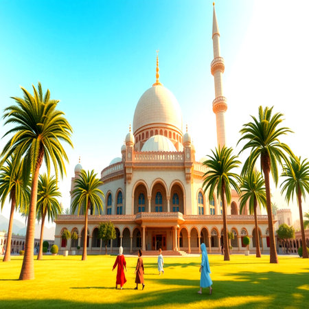 Sheikh Zayed Grand Mosque in Abu Dhabi, United Arab Emirates