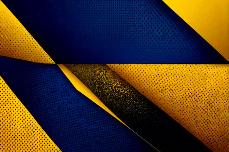 abstract background with blue yellow and black lines, graphic design, texture