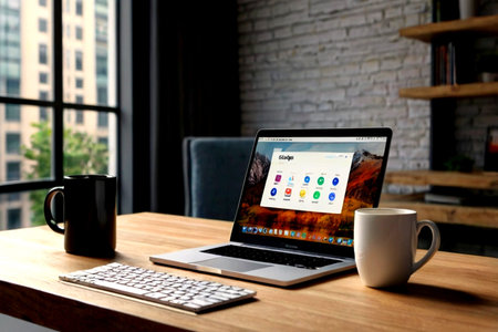 Apple Computers website on MacBook Pro Retina in office environment. Retina Retina Retina Retina...