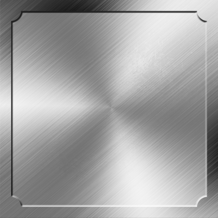 metal background with borderの写真素材