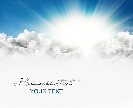 blue sky backgroundの写真素材