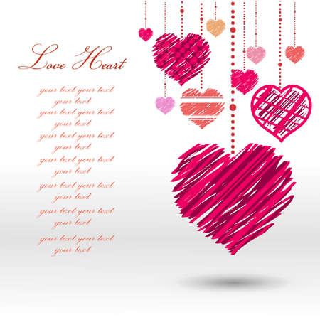 Valentines Day backgroundのイラスト素材