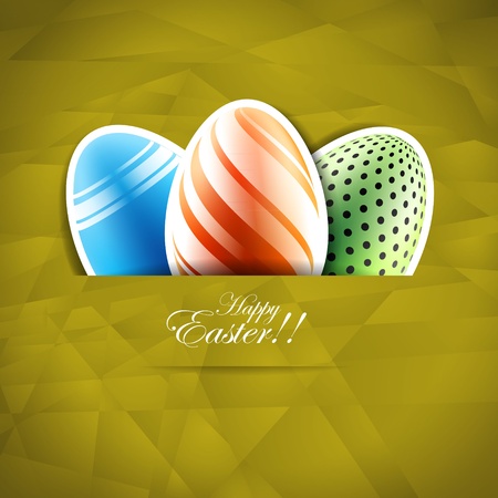 easter eggs backgroundのイラスト素材