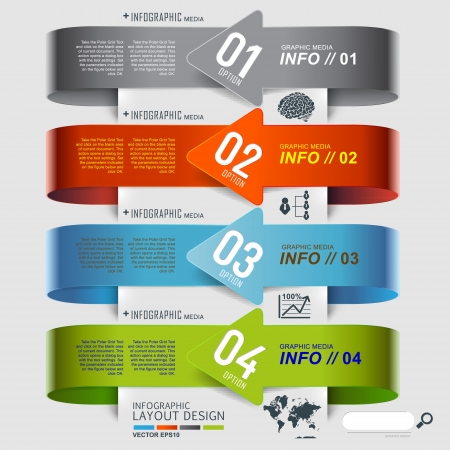 Modern business design for template, infographic, website, symbolのイラスト素材