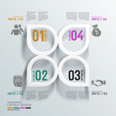 Modern business design for template, infographic, website, symbolのイラスト素材