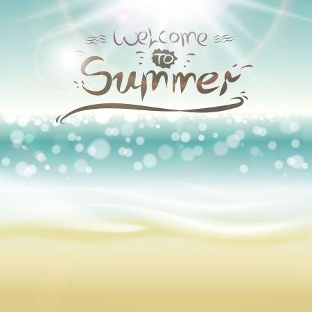 Summer backgroundのイラスト素材