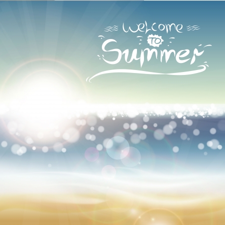 Summer backgroundのイラスト素材