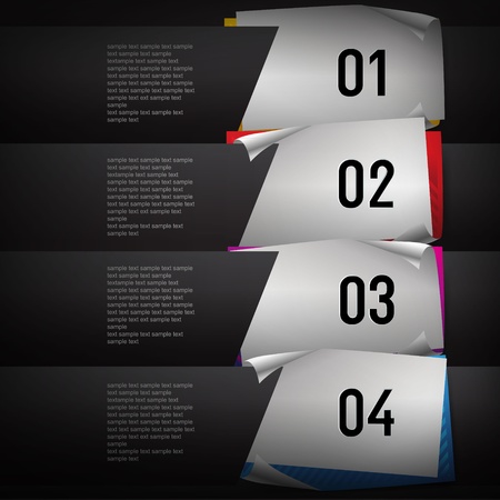 Business paper for template   info graphic   design   background   lyout   websiteのイラスト素材