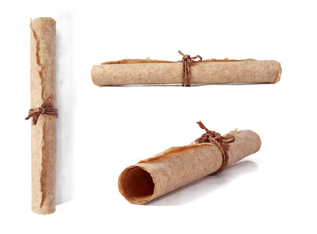 set of brown paper roll
