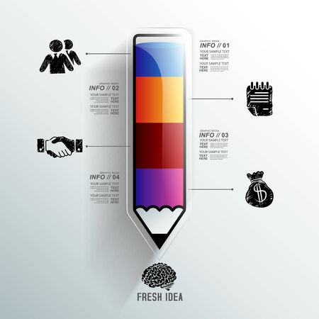 Modern business design template  のイラスト素材