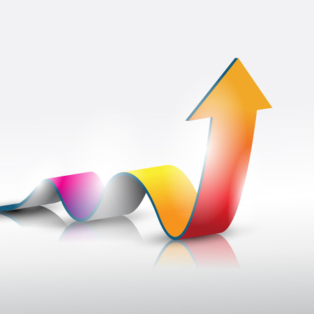 3D business profitのイラスト素材