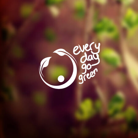 Nature background for go green のイラスト素材