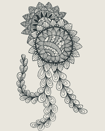 floral backgroundのイラスト素材