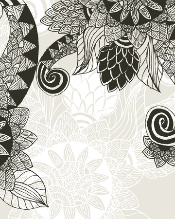 floral backgroundのイラスト素材