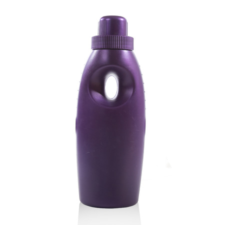 cleaning product isolated on whiteの写真素材