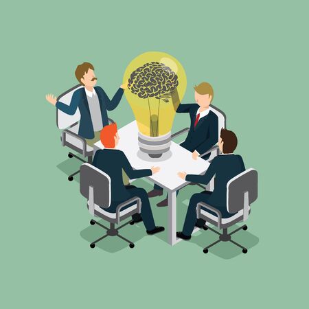 business people meeting for idea creativeのイラスト素材