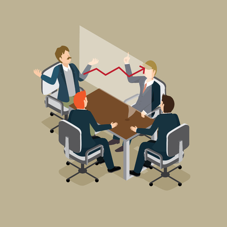 business people meeting for successのイラスト素材