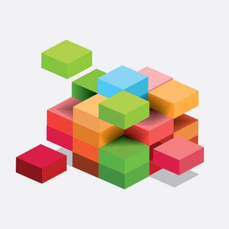 business puzzle vector illustration.のイラスト素材