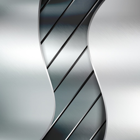 Metal background glossy design vector illustration designのイラスト素材