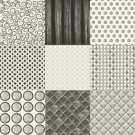 pattern background setのイラスト素材