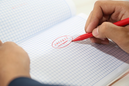 business hand writing successの写真素材