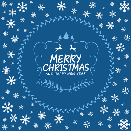Merry Christmas templateのイラスト素材