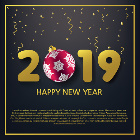 Christmas card background templateのイラスト素材