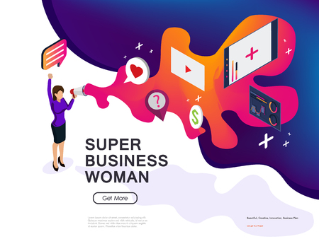 business leader for communicationのイラスト素材