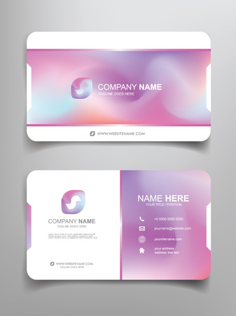 business card template design with simple designのイラスト素材