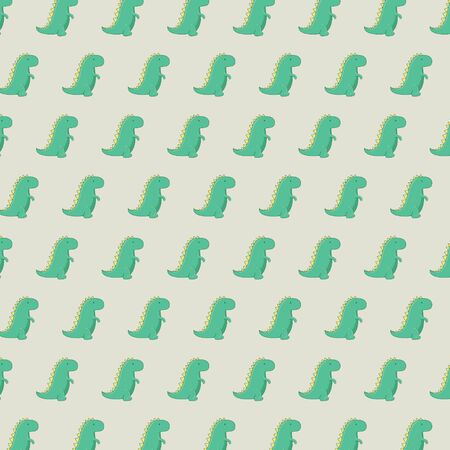 cute dinosaur patternのイラスト素材
