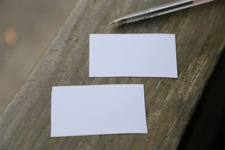 business card template design for mock upの写真素材