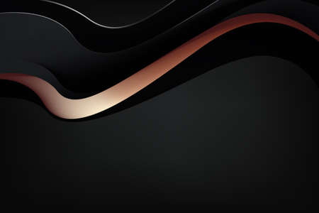 abstract golden black background with copy spaceのイラスト素材