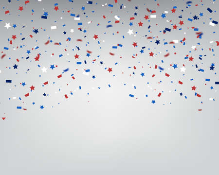 Confetti celebration for Independence Dayのイラスト素材