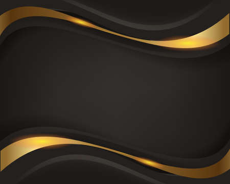 elegant black background for layout designのイラスト素材