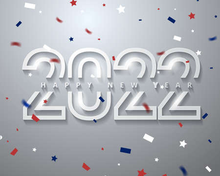 Elegant New Year 2022 background