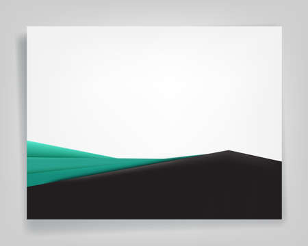 elegant background template with a abstract geometric frameのイラスト素材