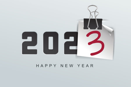 2023 New Year Calendar backgroundのイラスト素材