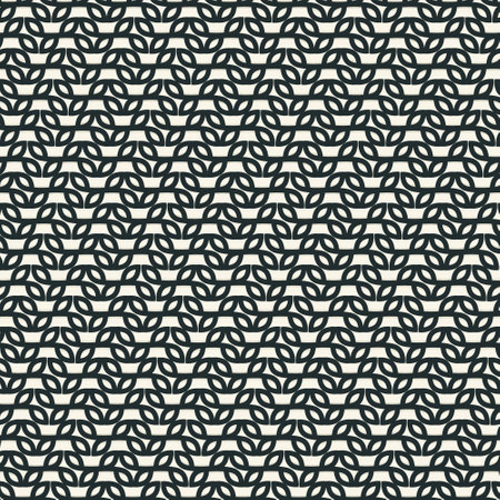 Vector seamless pattern. Modern stylish texture. Repeating geometric tiles from striped elements