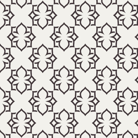 Modern stylish texture. Repeating geometric pattern.のイラスト素材