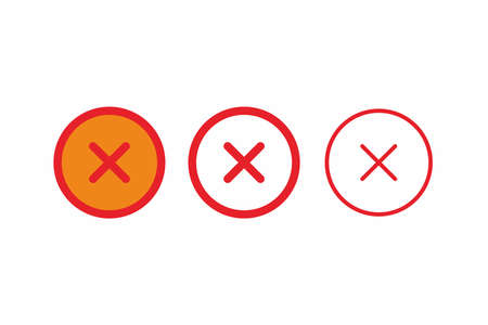 delete icon vectorのイラスト素材